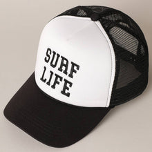 Load image into Gallery viewer, SURF LIFE Foam Trucker Cap: ONE SIZE / BLUE