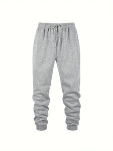 Cayucos Men's Solid Color Sweatpants With Drawstring And Pockets