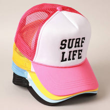 Load image into Gallery viewer, SURF LIFE Foam Trucker Cap: ONE SIZE / BLUE