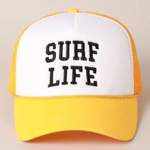 Load image into Gallery viewer, SURF LIFE Foam Trucker Cap: ONE SIZE / BLUE