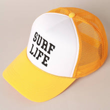 Load image into Gallery viewer, SURF LIFE Foam Trucker Cap: ONE SIZE / BLUE