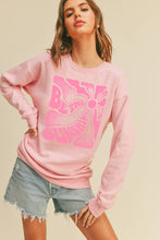 Load image into Gallery viewer, Be the Sunshine Graphic Sweatshirt: TEA ROSE / S