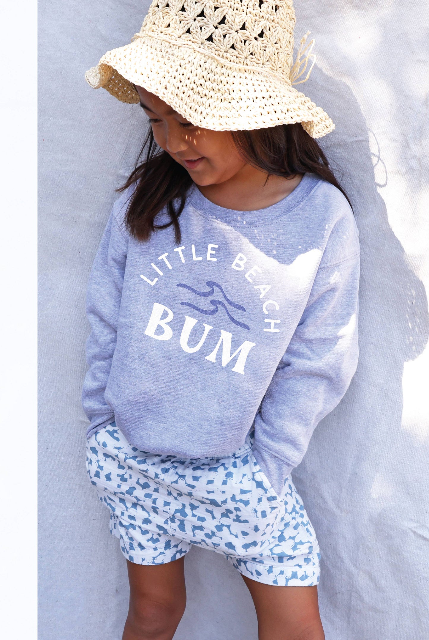 LITTLE BEACH BUM Toddler Graphic Sweatshirt