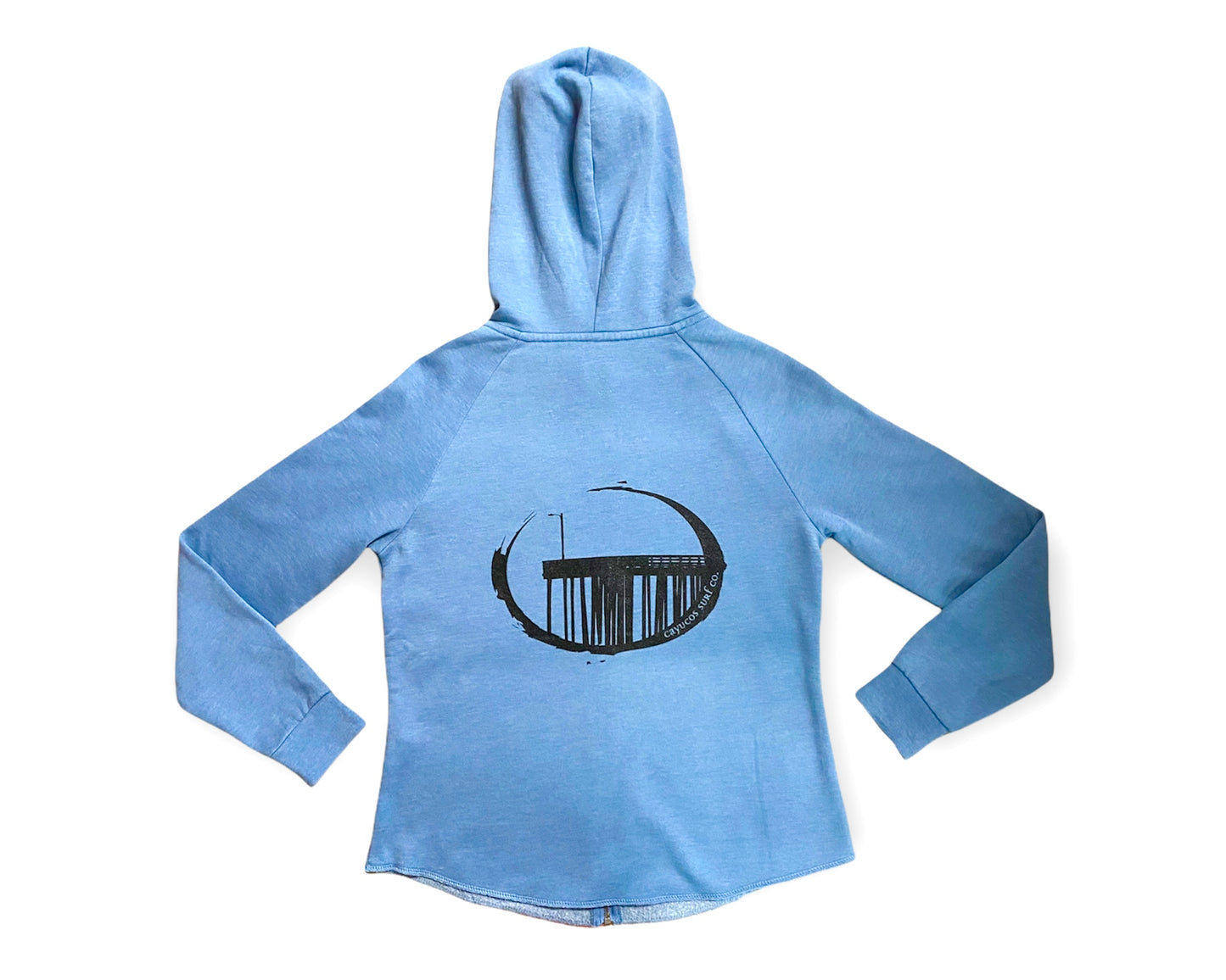 Cayucos Womens New/Old Pier Zip Up Hood